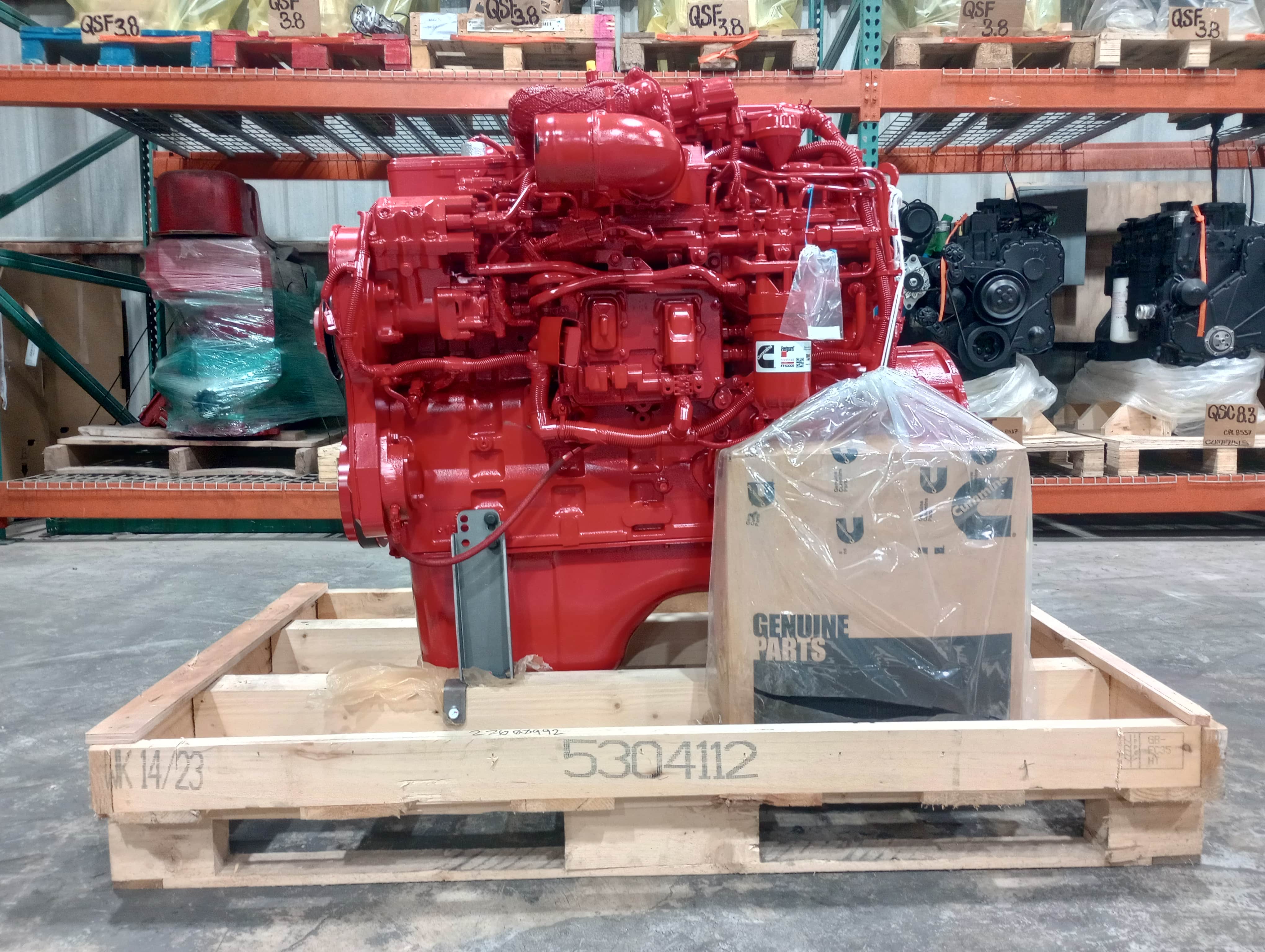 Cummins QSL9 engine for Timberpro feller buncher harverster TN755D